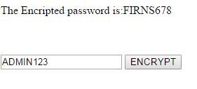 enter password